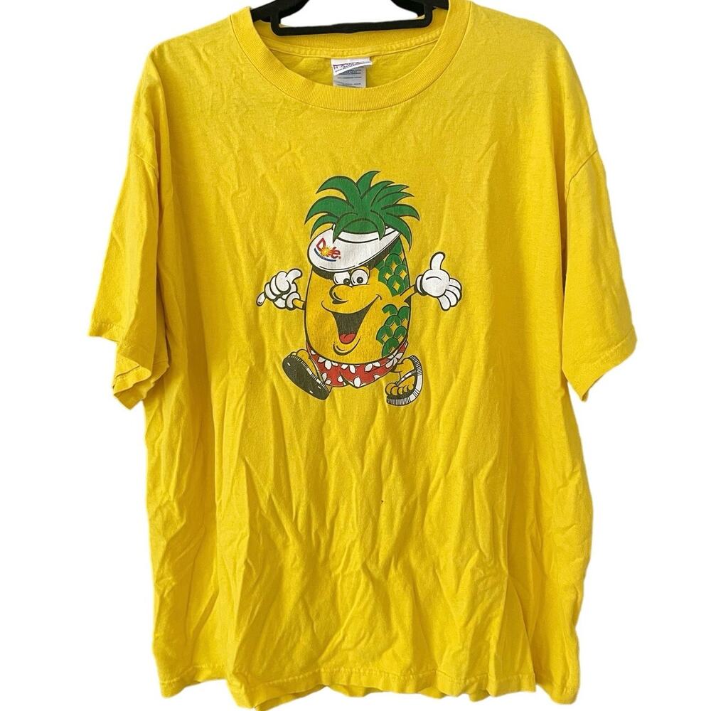 Vintage 90s Dole Hug a Pineapple Promo Shirt Adult XL